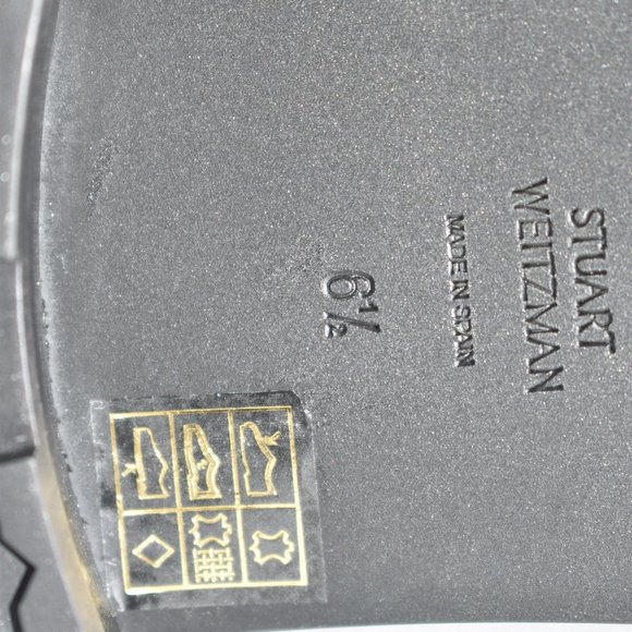 Stuart Weitzman City Over The Knee Boot Black Suede Size 6.5 B S4957 - Picture 10 of 10